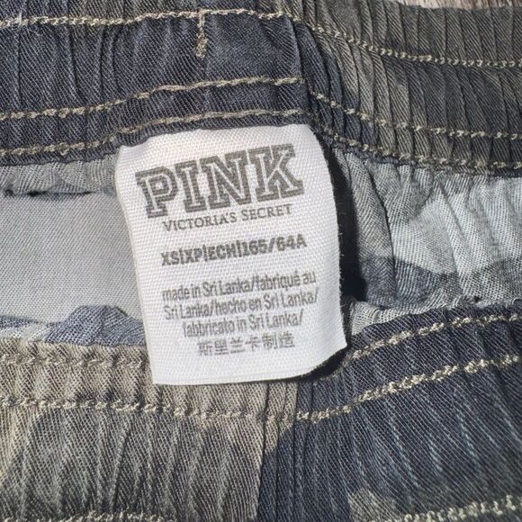 Victoria's Secret PINK Green Camouflage Joggers Pants Women’s XS - Picture 3 of 4